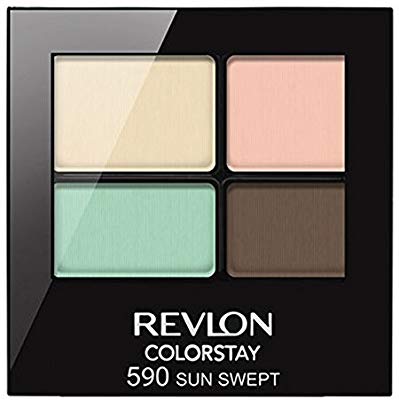 REVLON Colorstay 16 Hour Eye Shadow Quad, 590 Sun Swept - oddros.shop